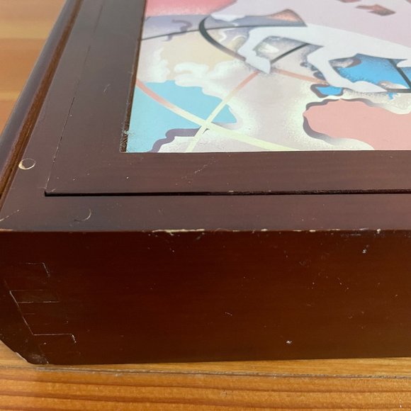 Risk Vintage Game Collection Wooden Book Shelf 2005 Edition - Picture 7 of 7